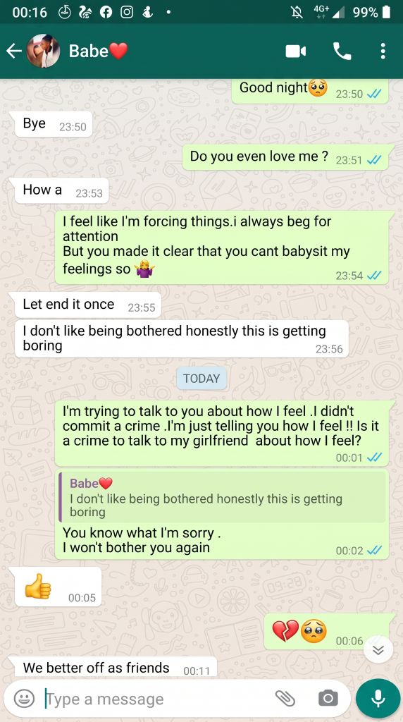 Blurred conversation preview