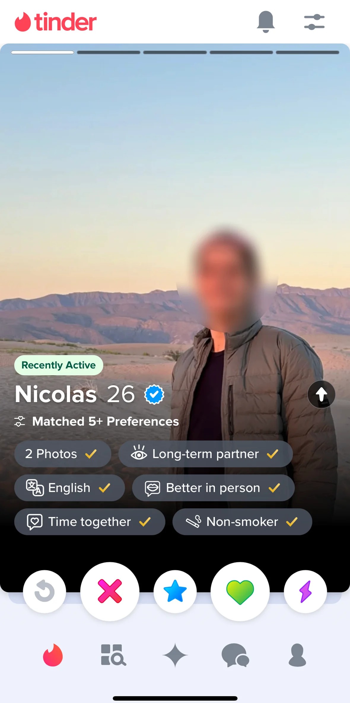 Tinder secret profile